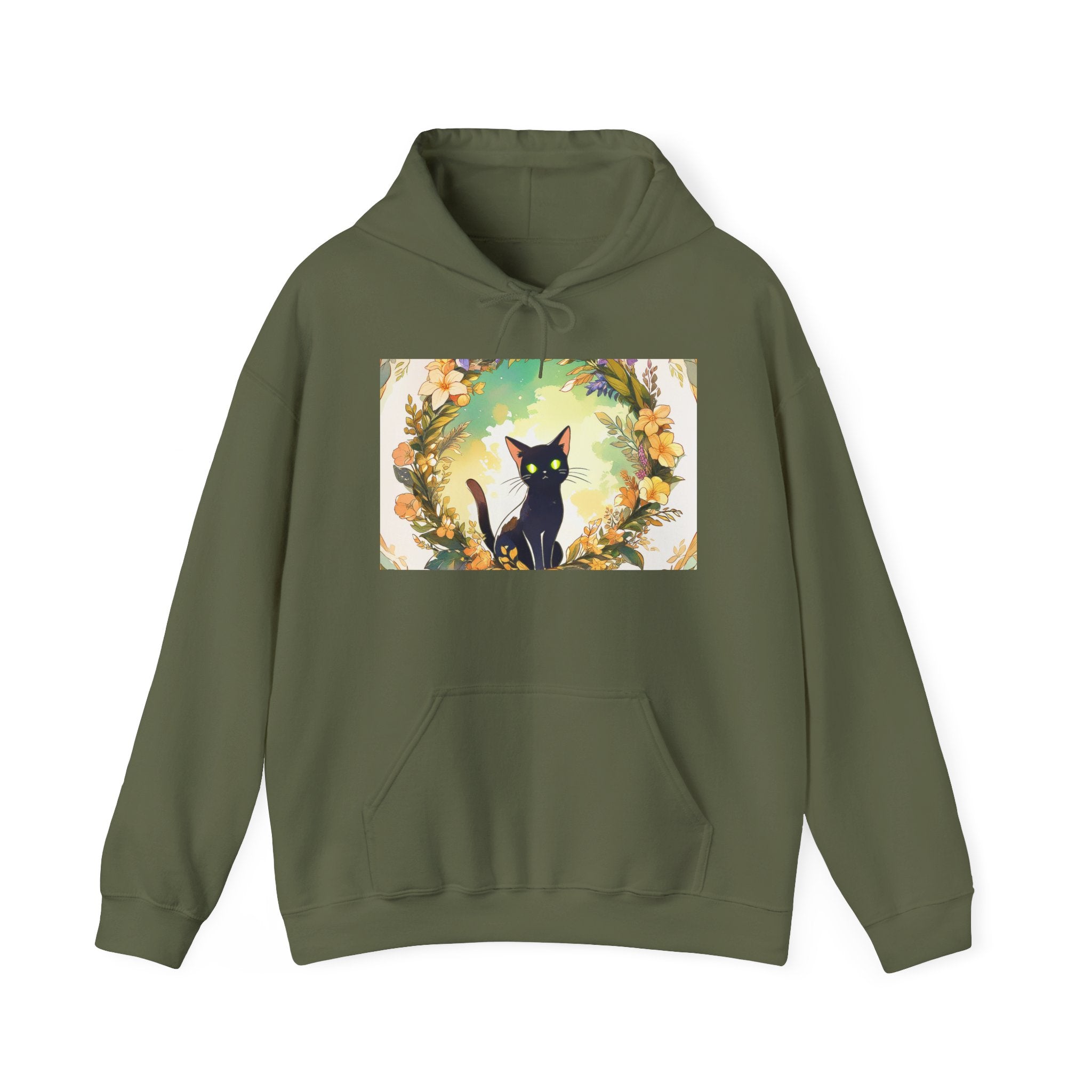 THE WITCH'S GARDEN | Chest Emblem Hoodie (Forest Green)