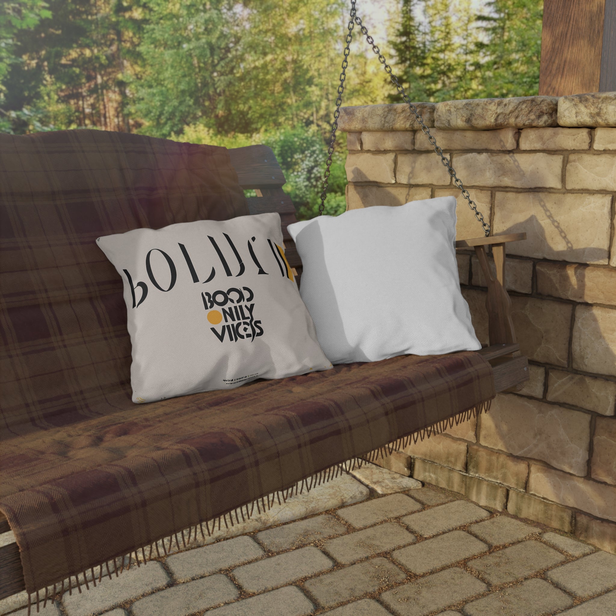 FUNNY BONES | Good Vibes Throw Pillow