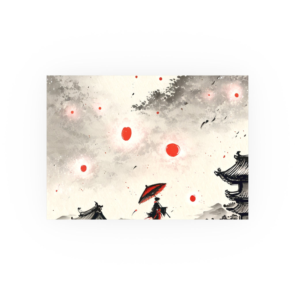 RONIN | Temple Rain Art Poster