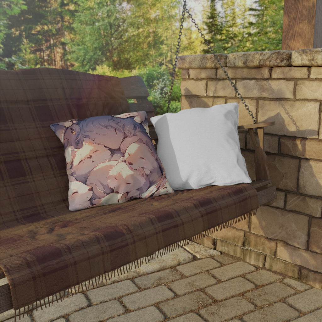 PACK LEADER | Puppy Pile Throw Pillow