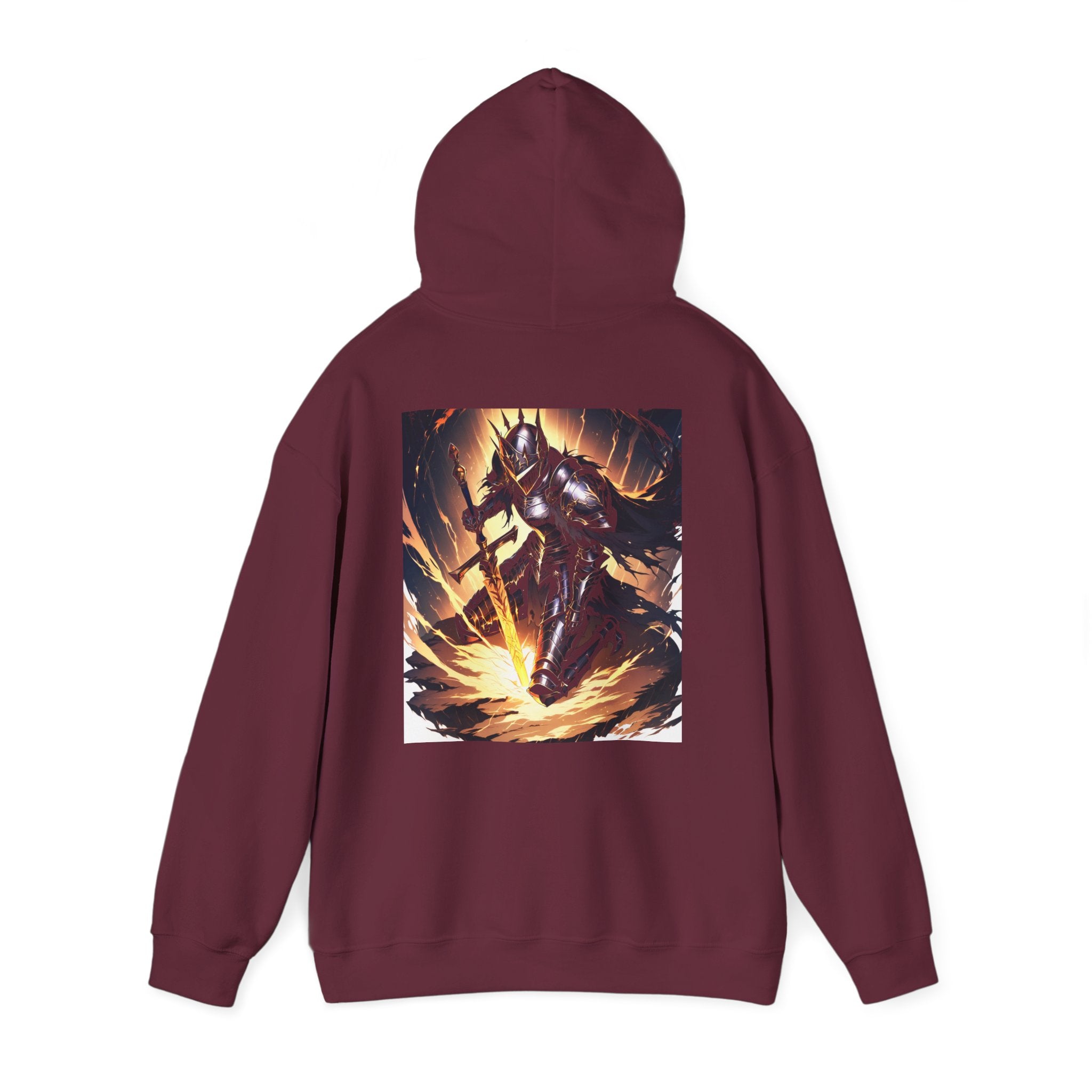IRON CROWN | Dark Knight Hoodie (Maroon)
