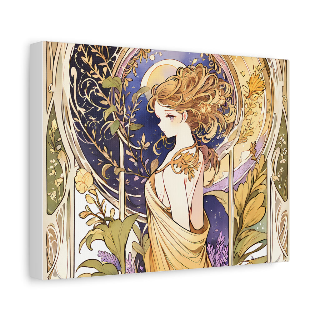THE WITCH'S GARDEN | Tarot Moon Canvas Art Print
