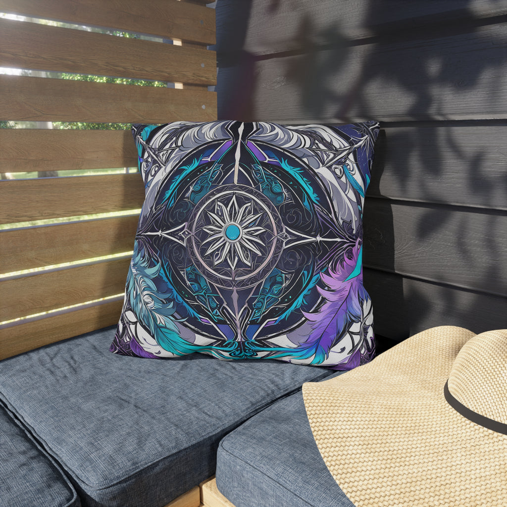 CORVUS | Gothic Cathedral Throw Pillow