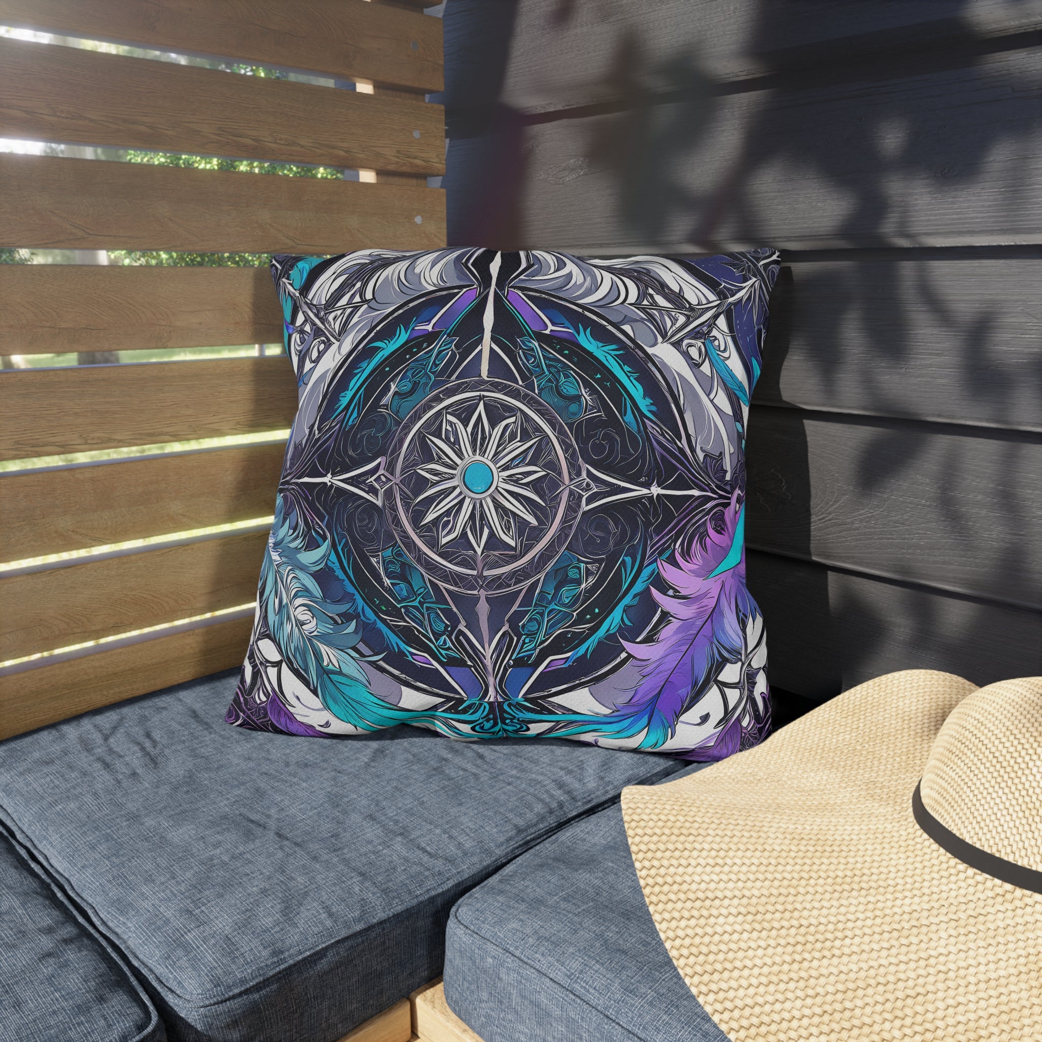 CORVUS | Gothic Cathedral Throw Pillow