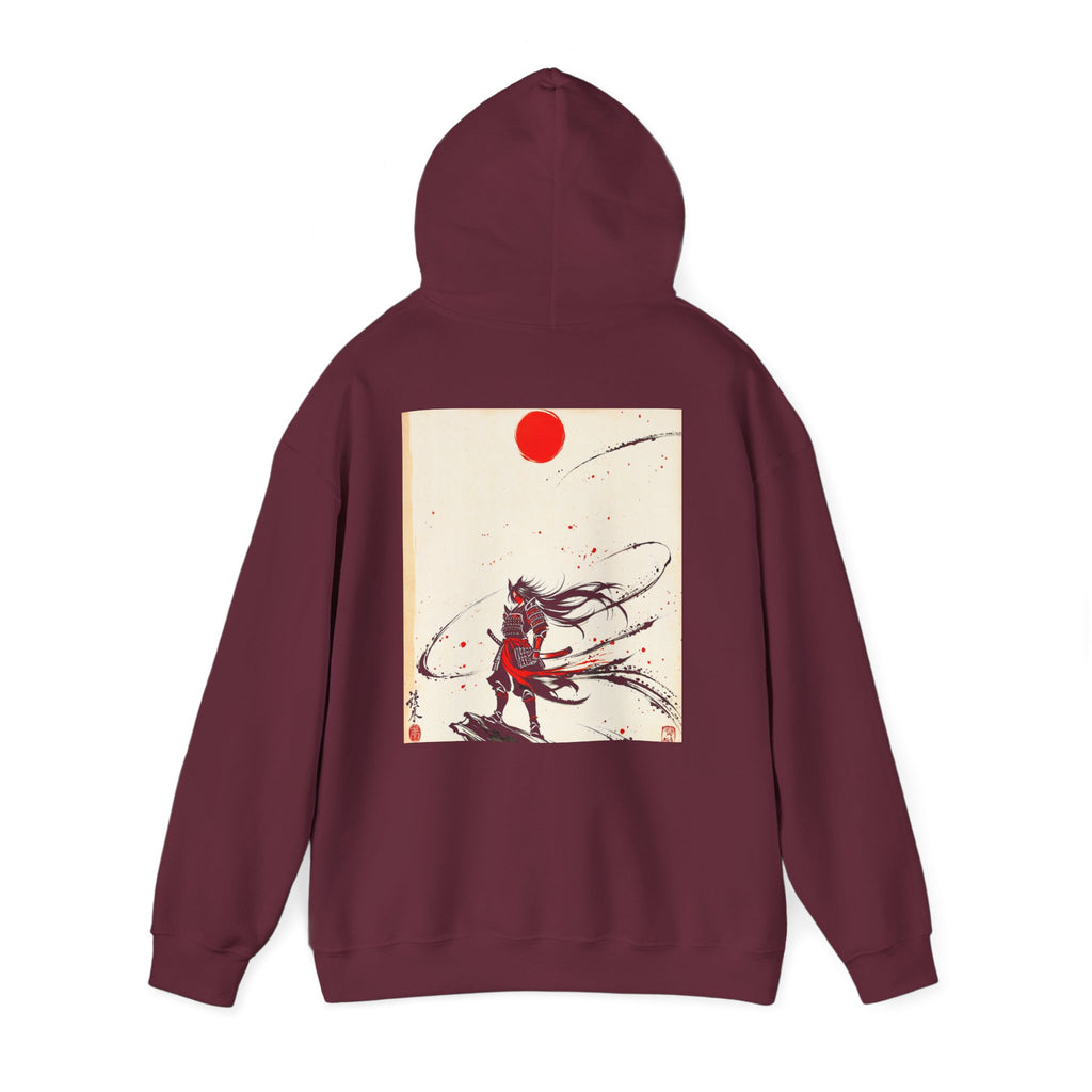 RONIN | Wolf Warrior Hoodie (Maroon)