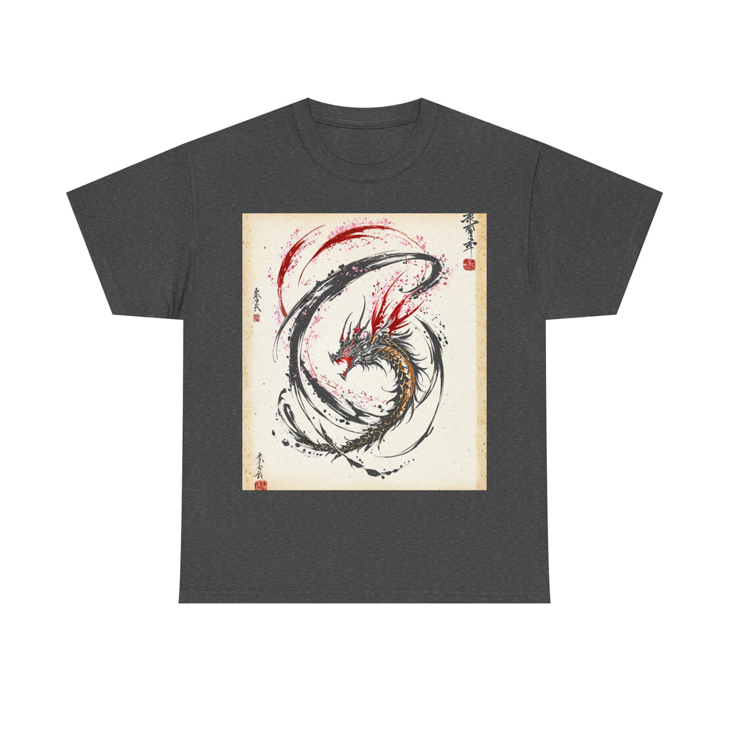 RONIN | Koi Dragon Tee (Charcoal Heather)