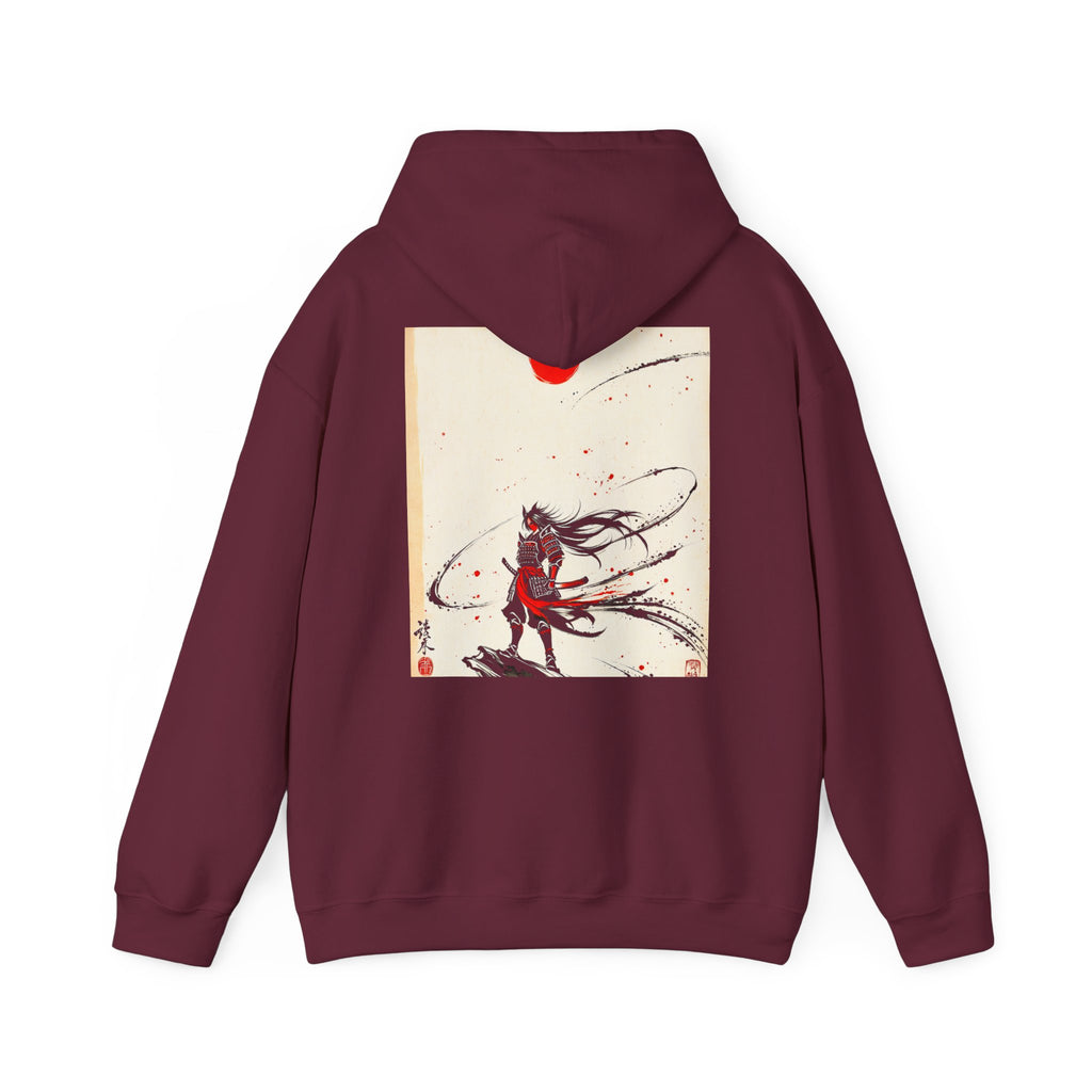RONIN | Wolf Warrior Hoodie (Maroon)